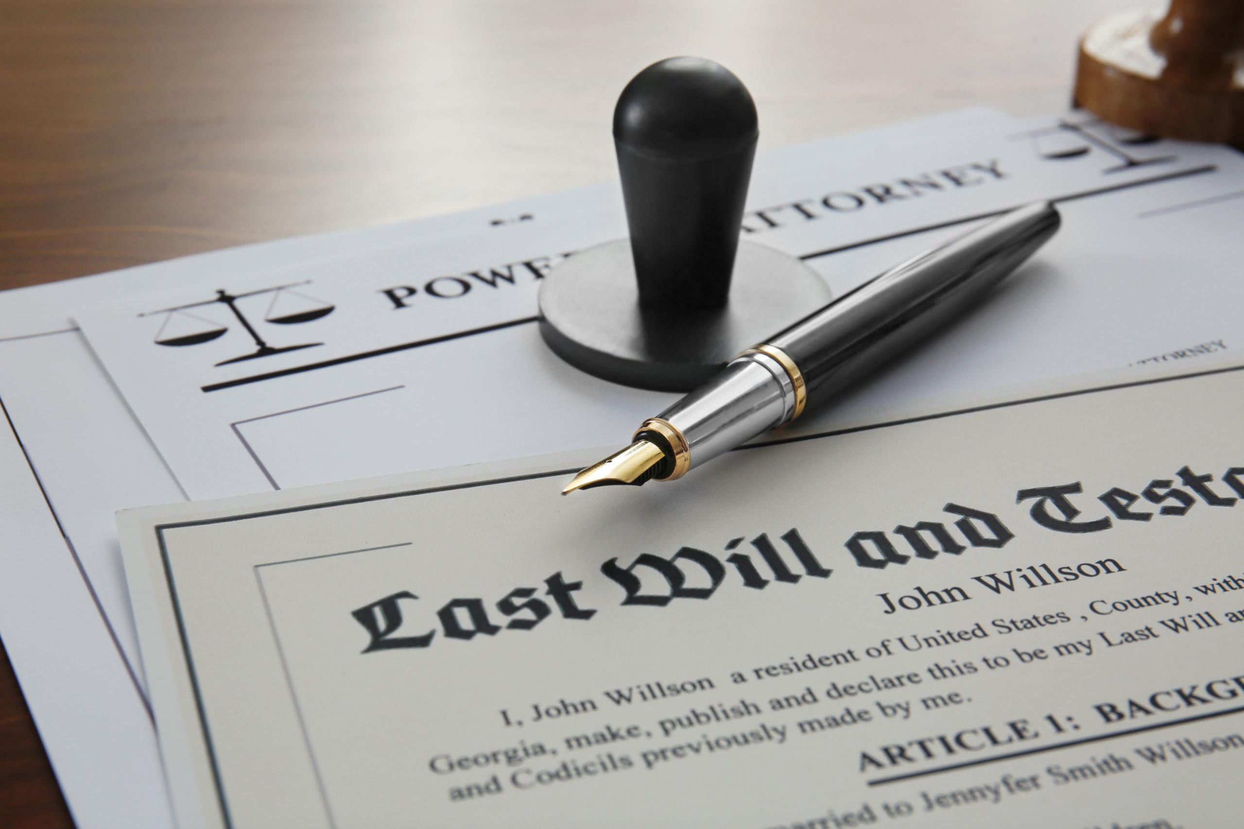 Signing documents with a notary
